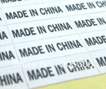 50000 개당 12x5mm 중국산 자체 접착 종이 라벨 스티커, 제품 번호. GU01 무료 배송